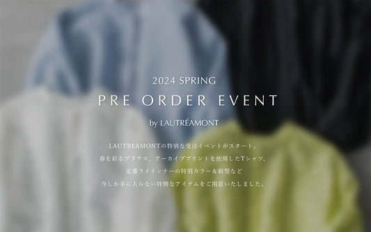 2024 SPRING PRE ORDER EVENT